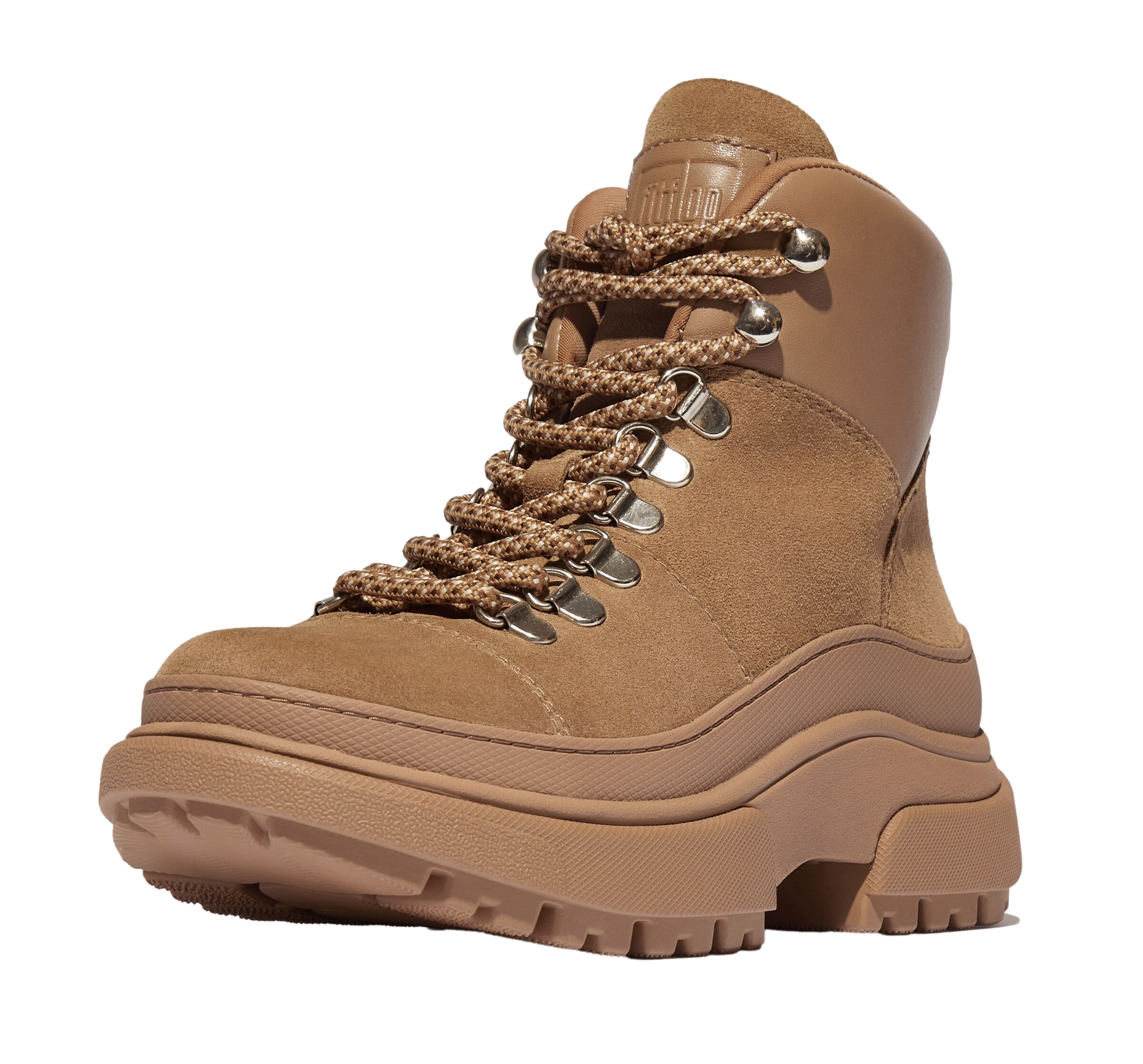 FitFlop Schnürstiefel in Braun: Vorderseite