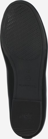 TAMARIS Ballet Flats in Black