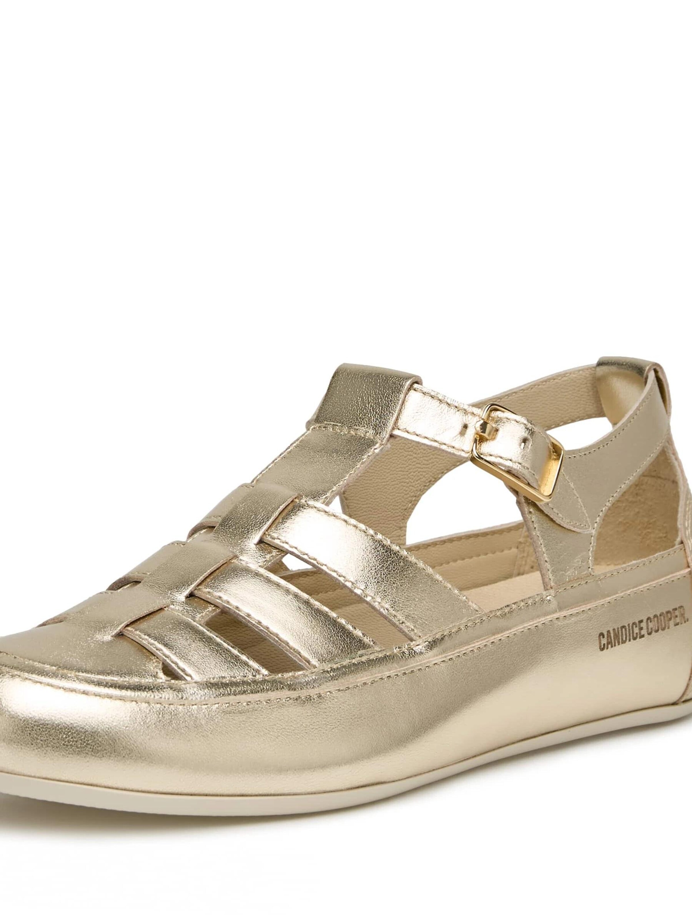 Candice Cooper Sandal 'ROCK T-BAR' in Yellow