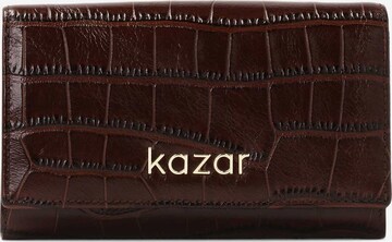 Porte-monnaies Kazar en marron : devant
