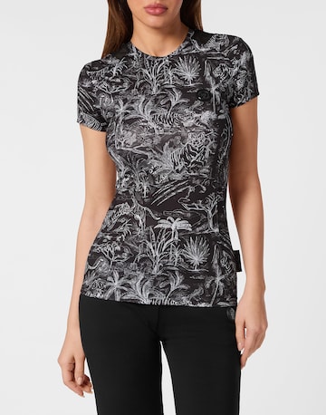 Plein Sport - Camisa funcionais em preto: frente