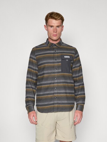 COLUMBIA - Ajuste confortable Camisa funcional 'PFG Uncharted' en gris: frente