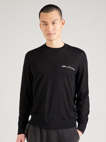 ARMANI EXCHANGE - Jersey en negro: frente