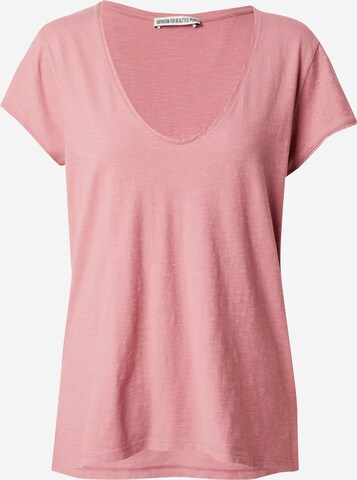 T-shirt 'AVIVI' DRYKORN en rose : devant