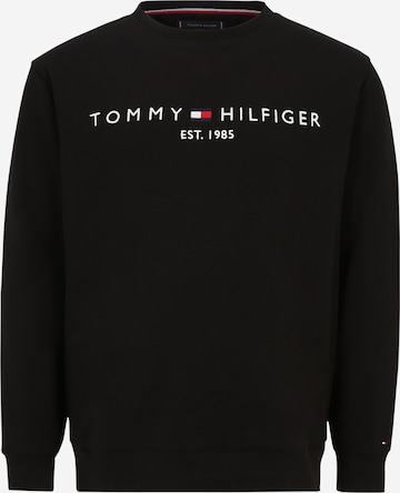 Tommy Hilfiger Big & Tall Mikina – černá: přední strana