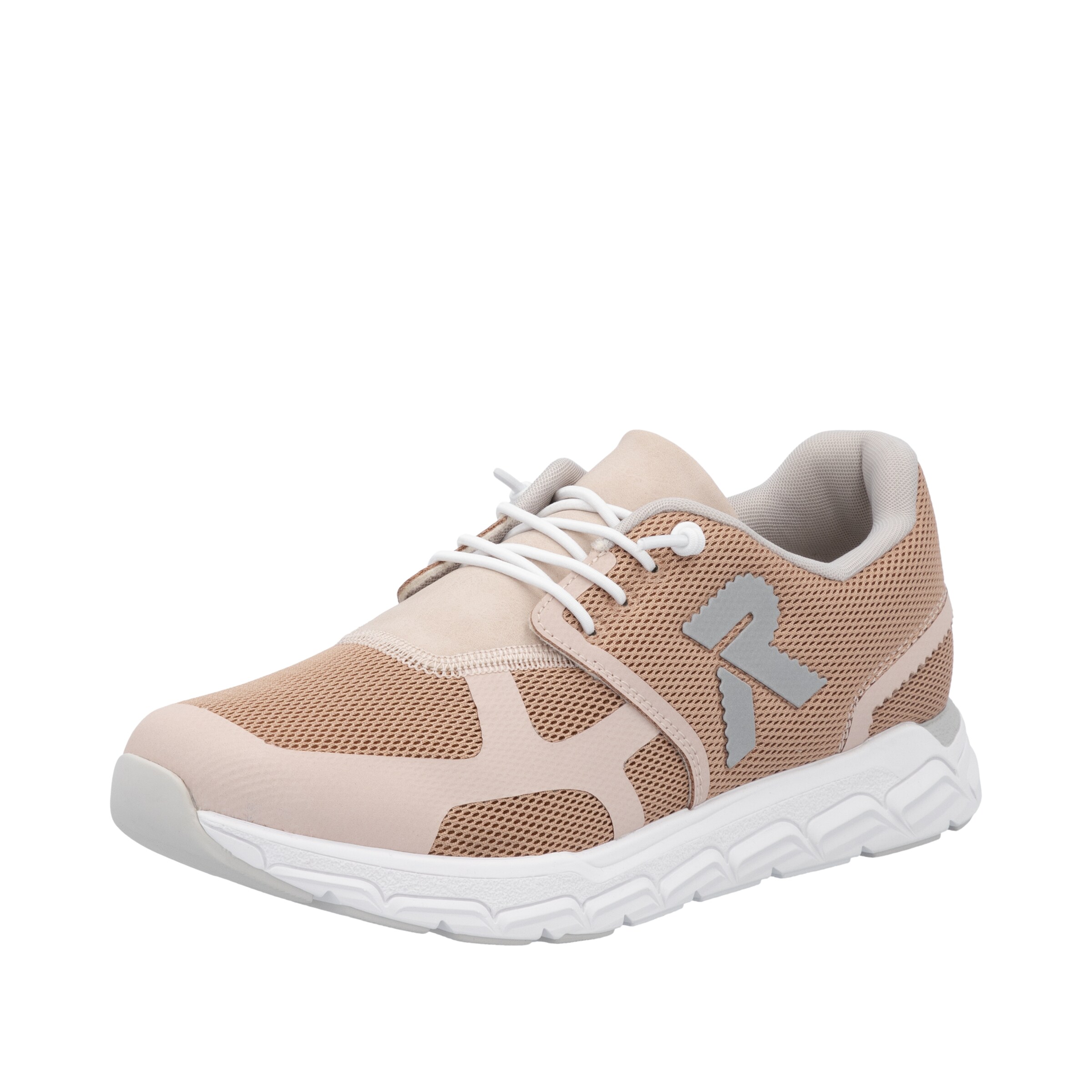 Baskets basses Rieker Sport en orange : devant