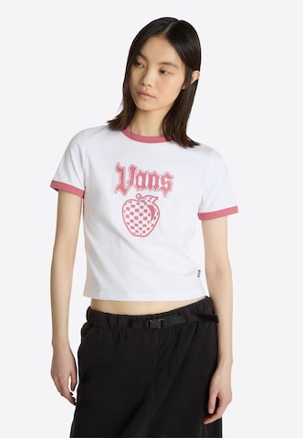 VANS Póló 'Apple Boom Ringer' - fehér: elől