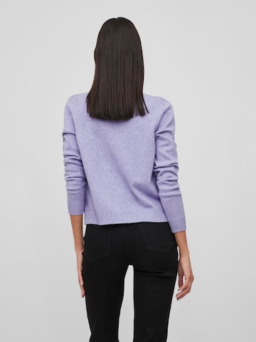 VILA Knit Cardigan in Purple