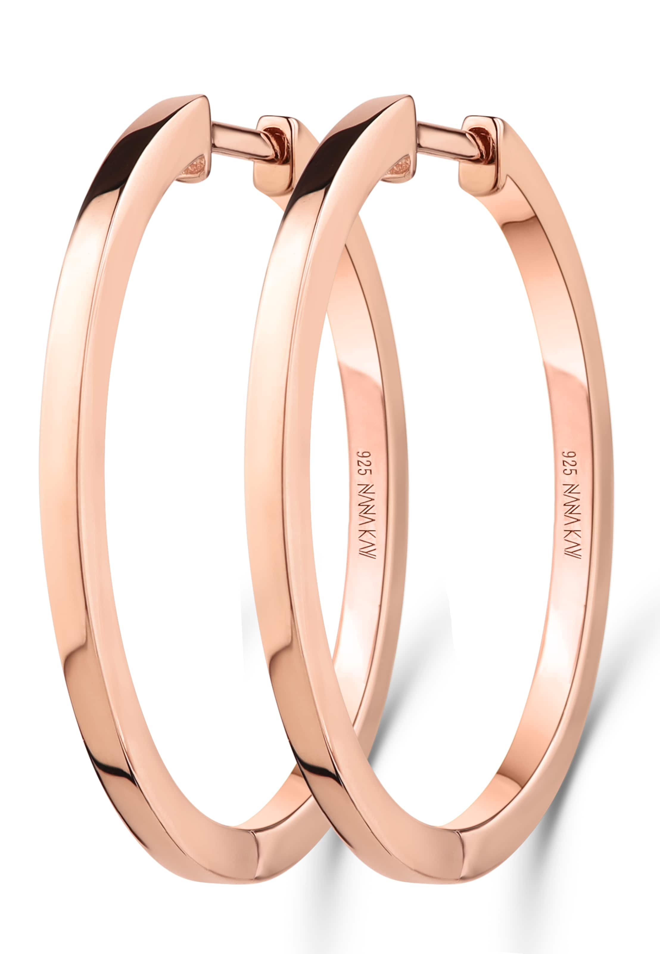 Nana Kay Creolen 'Glamour Girl' in Pink: Vorderseite