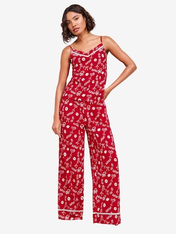 Pigiama di Friends Like These in rosso: frontale