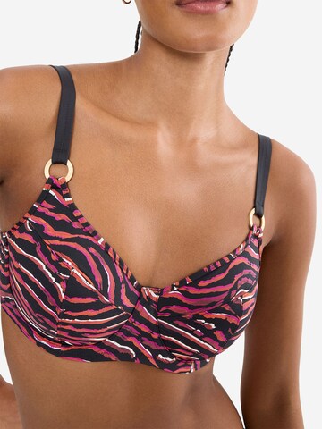 TRIUMPH Minimizer Bügel-Bikini-Top ' Red Label Summer Wild ' in Pink