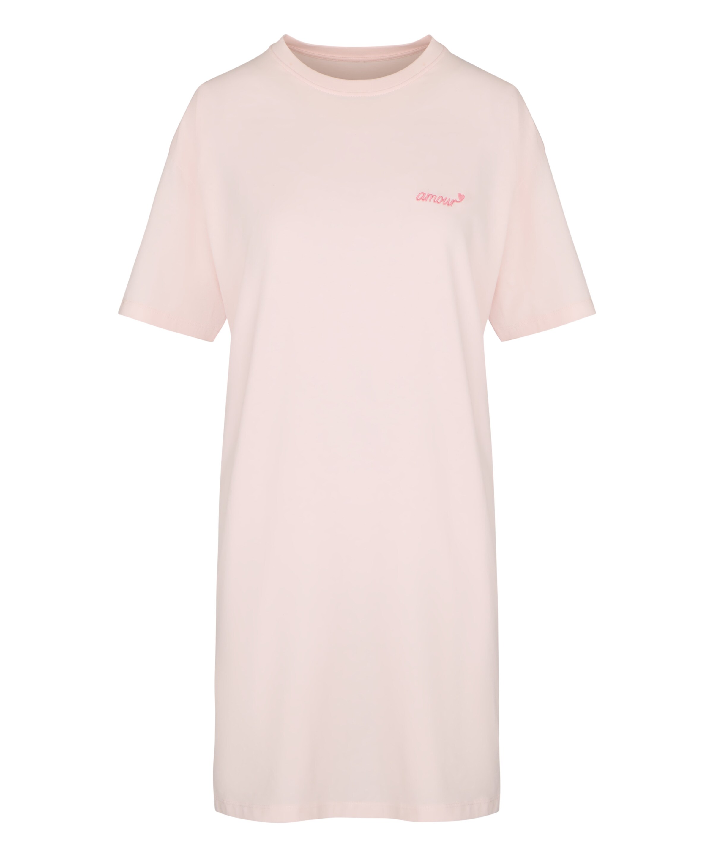 Hunkemöller Slaapshirt in Roze: voorkant