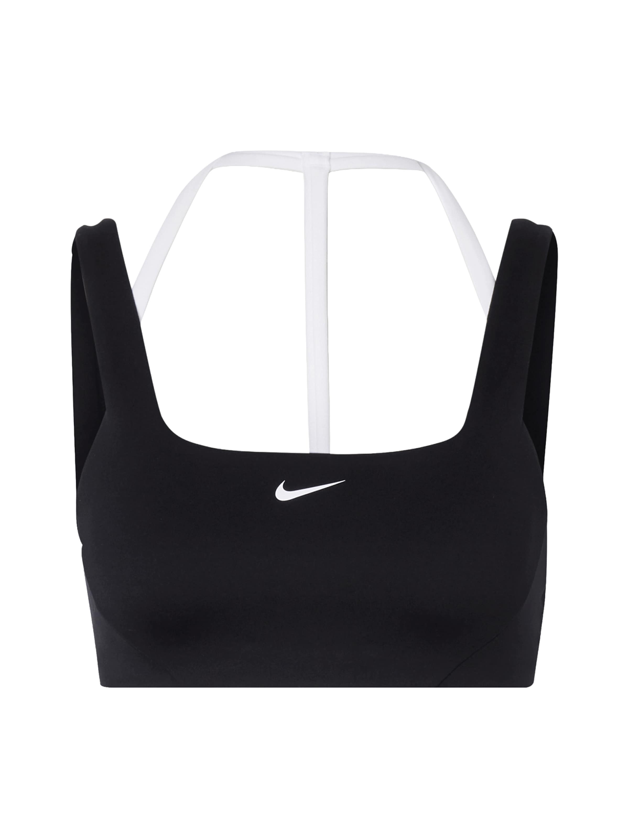 NIKE - Bustier Sujetador deportivo en negro: frente
