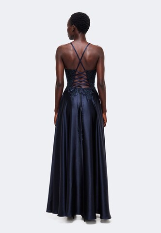 LUXUAR - Vestido de noche en azul