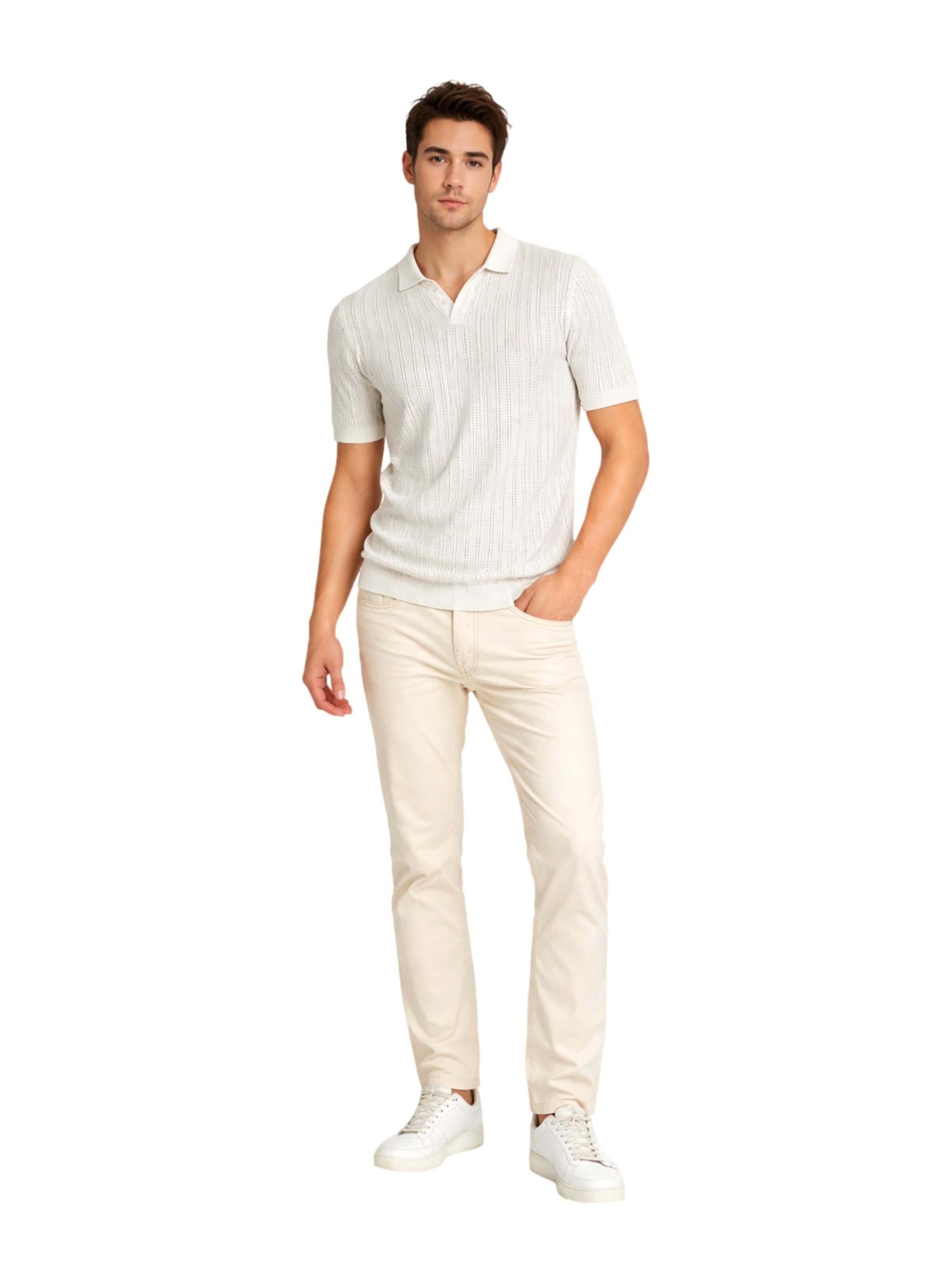 T-Shirt 'Cyto' INDICODE en blanc