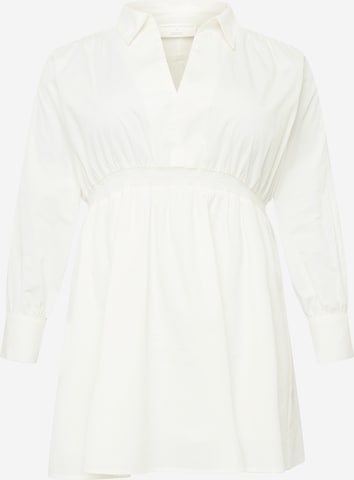 Guido Maria Kretschmer Curvy Collection Dress 'Costa' in White: front