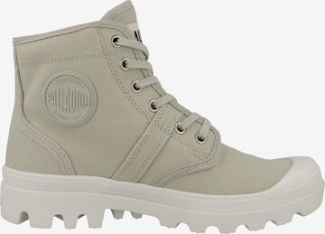 Palladium Lace-Up Ankle Boots in Grey