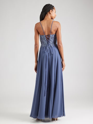 mascara - Vestido de noche en azul