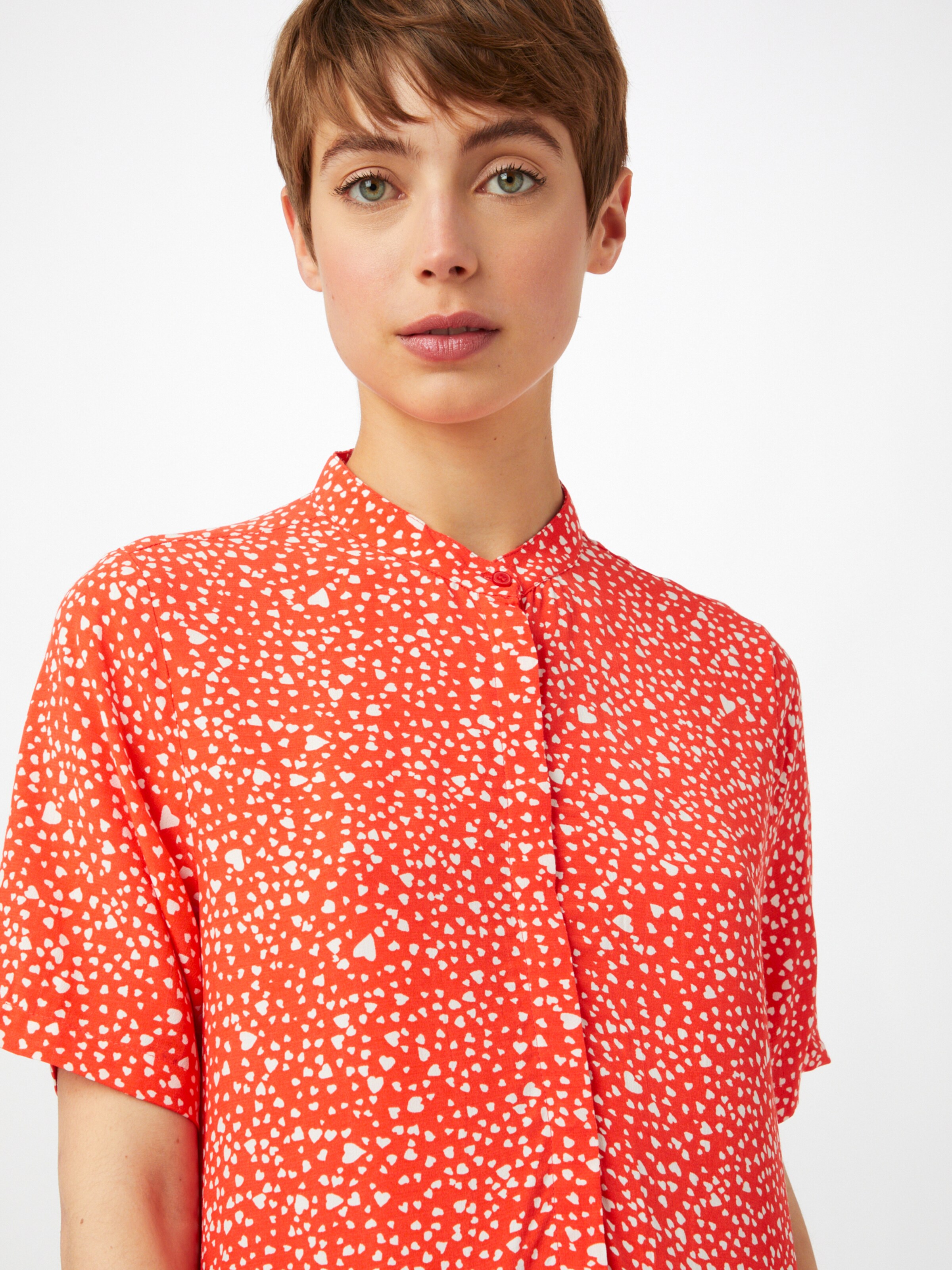 Frauen Große Größen mbym Kleid 'Lecia' in Rot - ME27185 Frauen Große Größen mbym Kleid 'Lecia' in Rot - ME27185