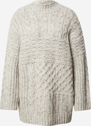 River Island Sweater in Beige: front