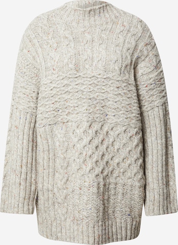 River Island Sweater in Beige: front