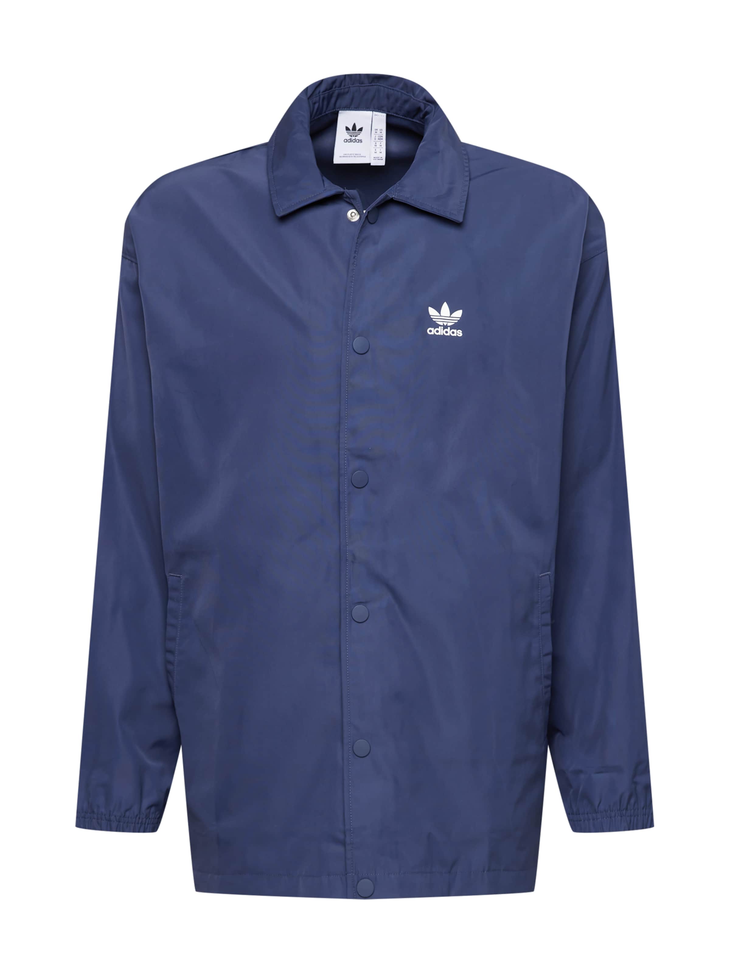 ADIDAS ORIGINALS Regular fit Φθινοπωρινό και ανοιξιάτικο μπουφάν σε μπλε: μπροστά