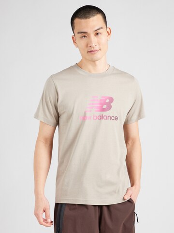 new balance Тениска в сиво: отпред