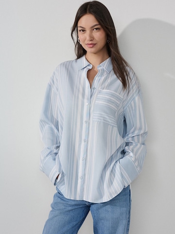 Chemisier Next en bleu : devant