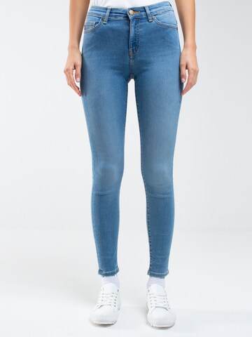 BIG STAR Skinny Jeans 'ADELA' in Blauw: voorkant