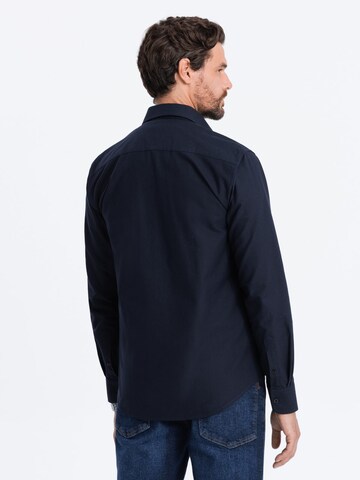 Ombre Slim fit Overhemd 'SHOS-0108' in Blauw