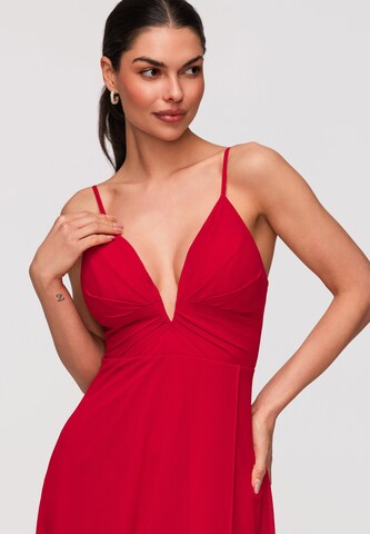 Ombre Abendkleid in Rot