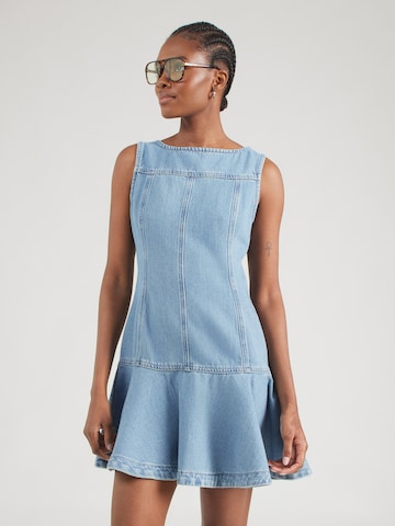 TOPSHOP Рокля в синьо: отпред