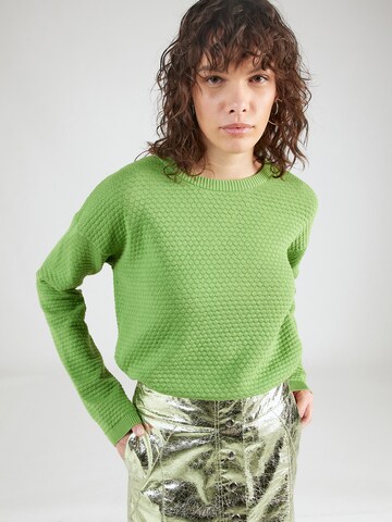 Blutsgeschwister Sweater 'Chic Promenade' in Green: front