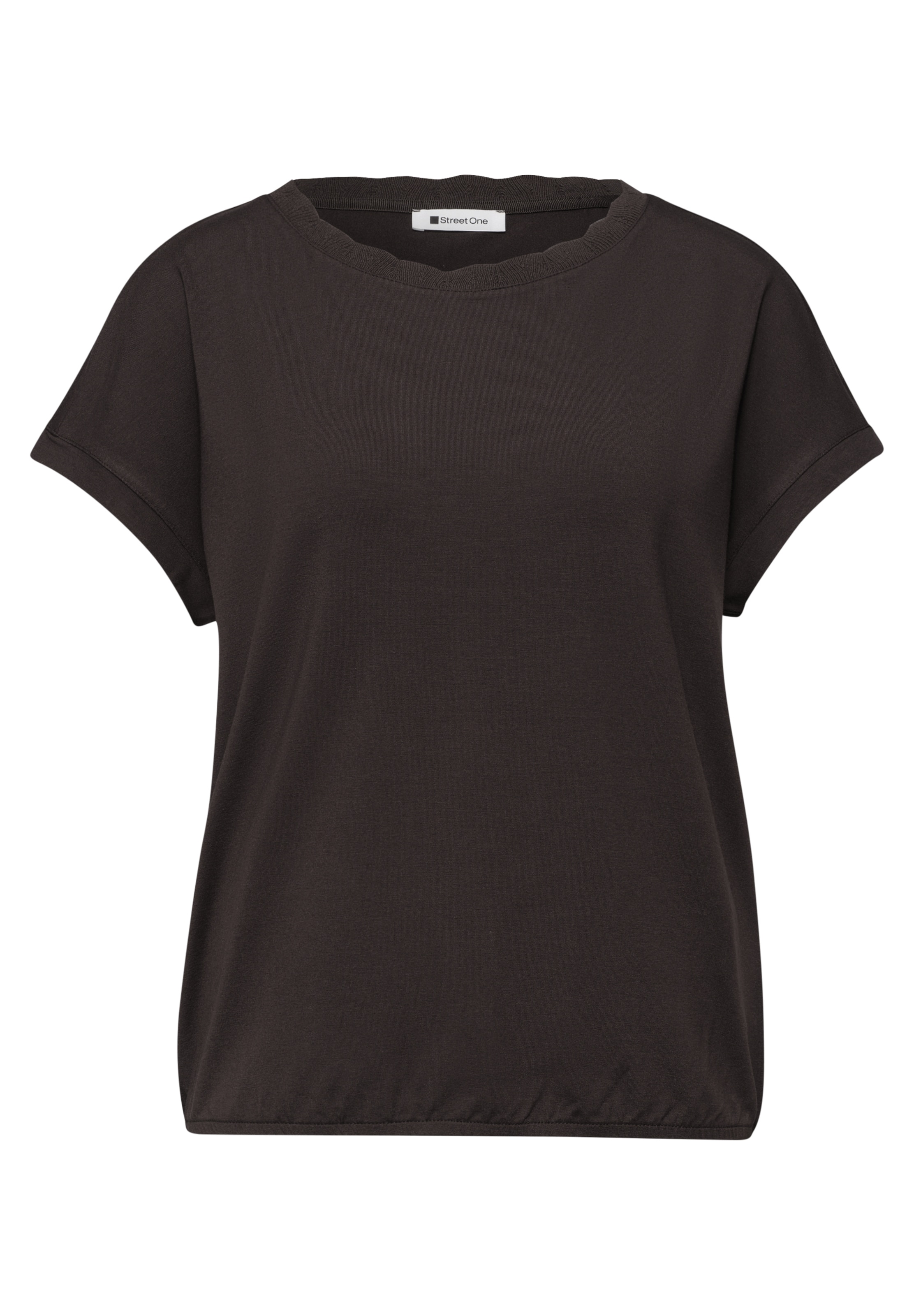 STREET ONE Shirt in Brown: front