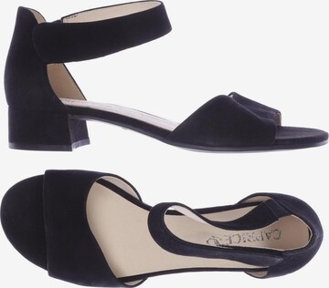 CAPRICE Sandalen 38,5 in Schwarz: predná strana