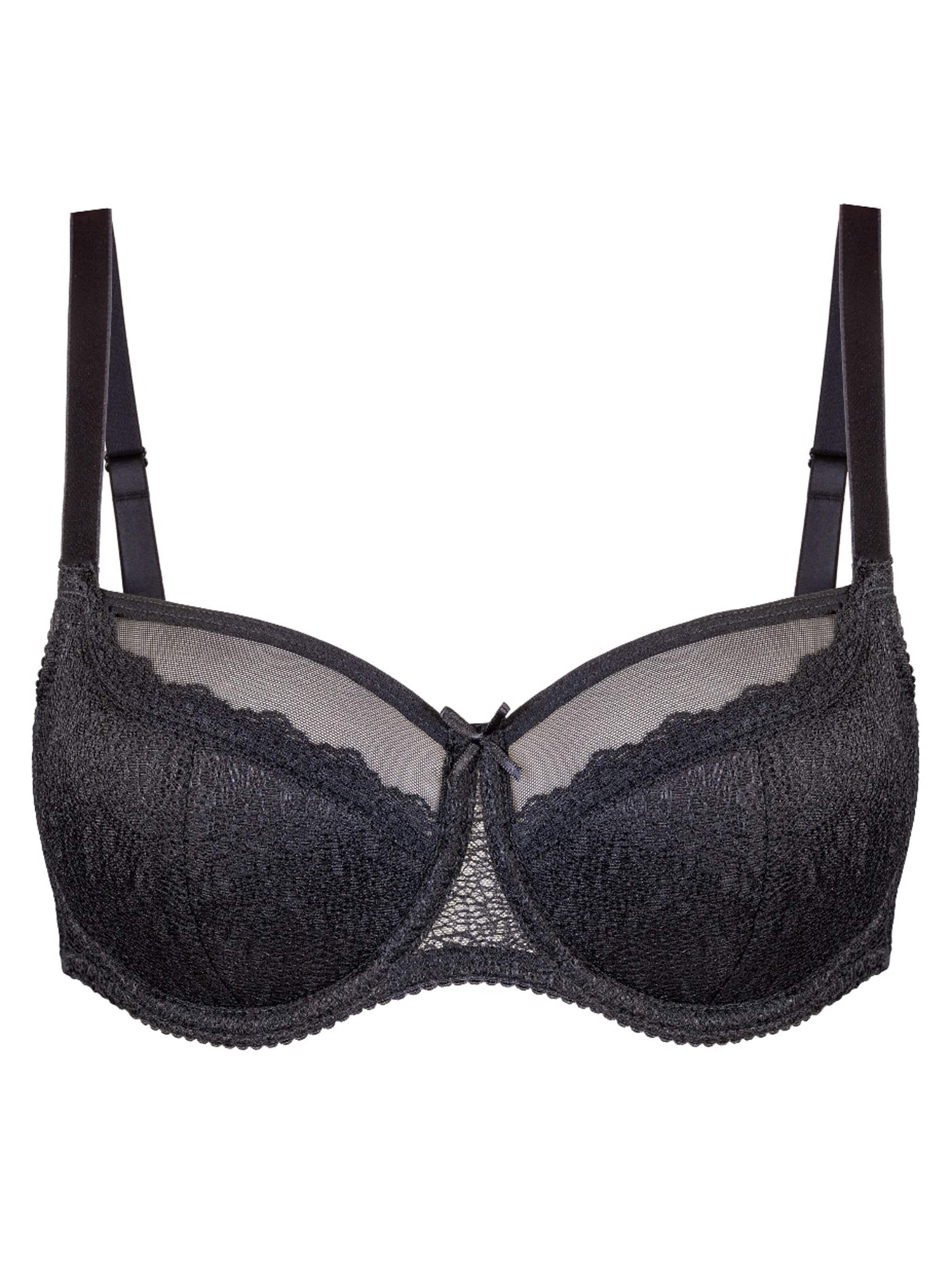 Vena T-shirt Bra 'VB-323' in Black: front