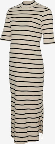 smėlio MAMALICIOUS Suknelė 'MLLANE': priekis