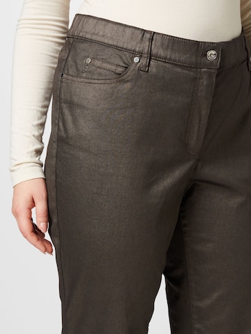 SAMOON Slimfit Jeans 'Betty' i brun