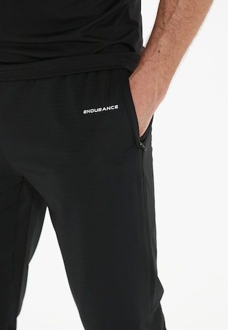 ENDURANCE Regular Workout Pants in Black