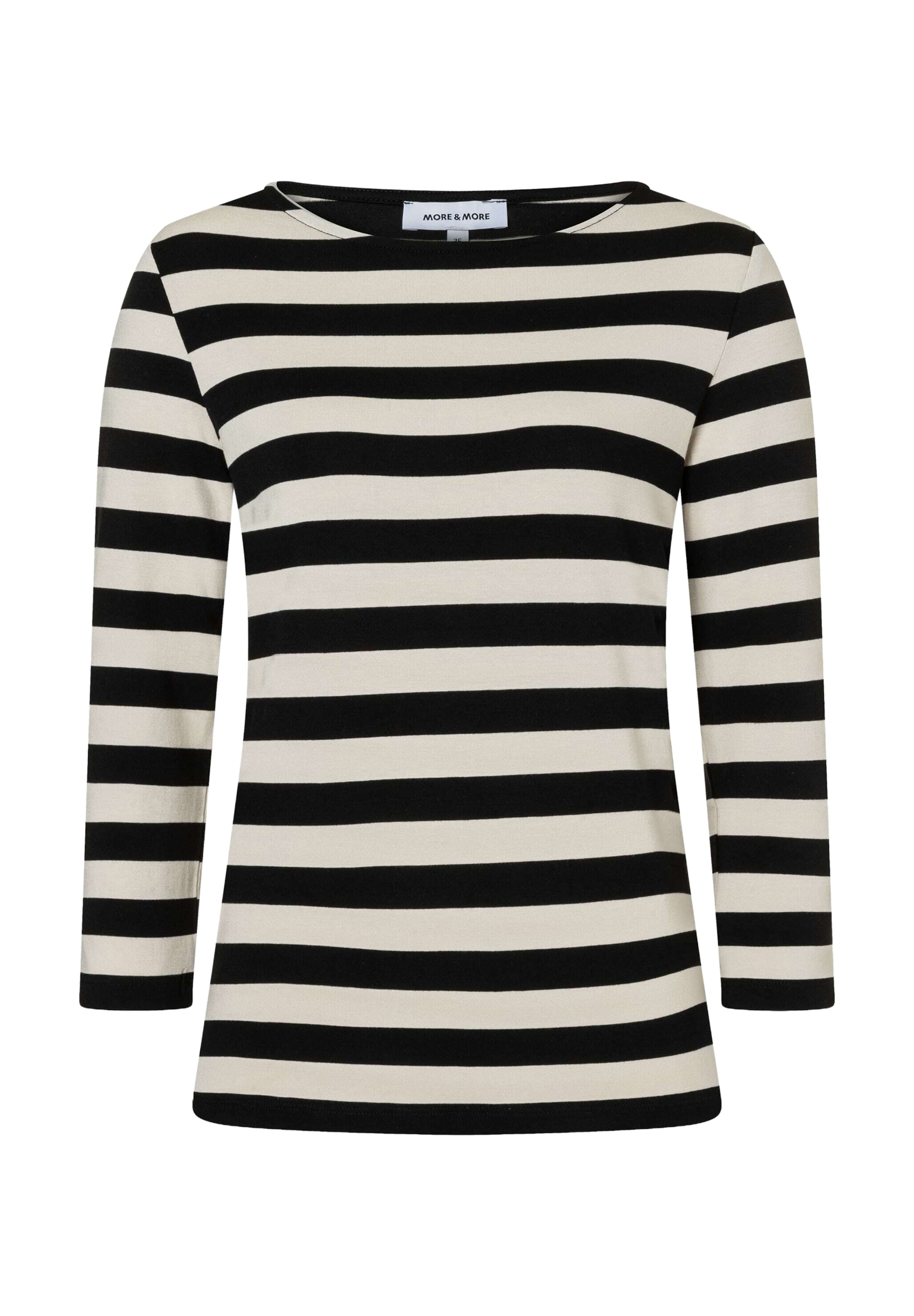 T-shirt MORE & MORE en noir : devant