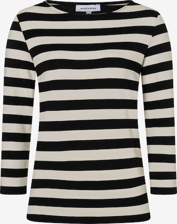 T-shirt MORE & MORE en noir : devant