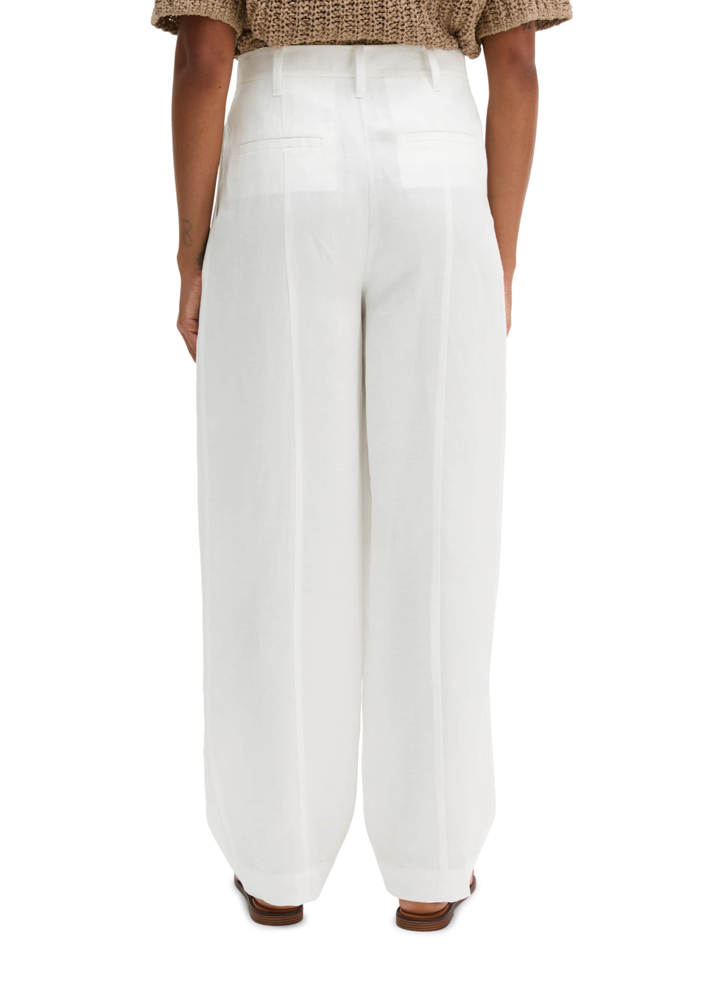 Marc O'Polo Loosefit Hose in Weiß