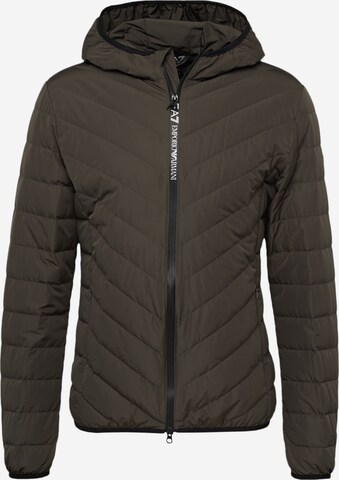 EA7 Emporio Armani Winterjas in Groen: voorkant