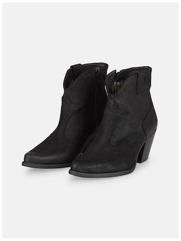 Felmini Wide Fit Booties 'Laredo W034' in Black