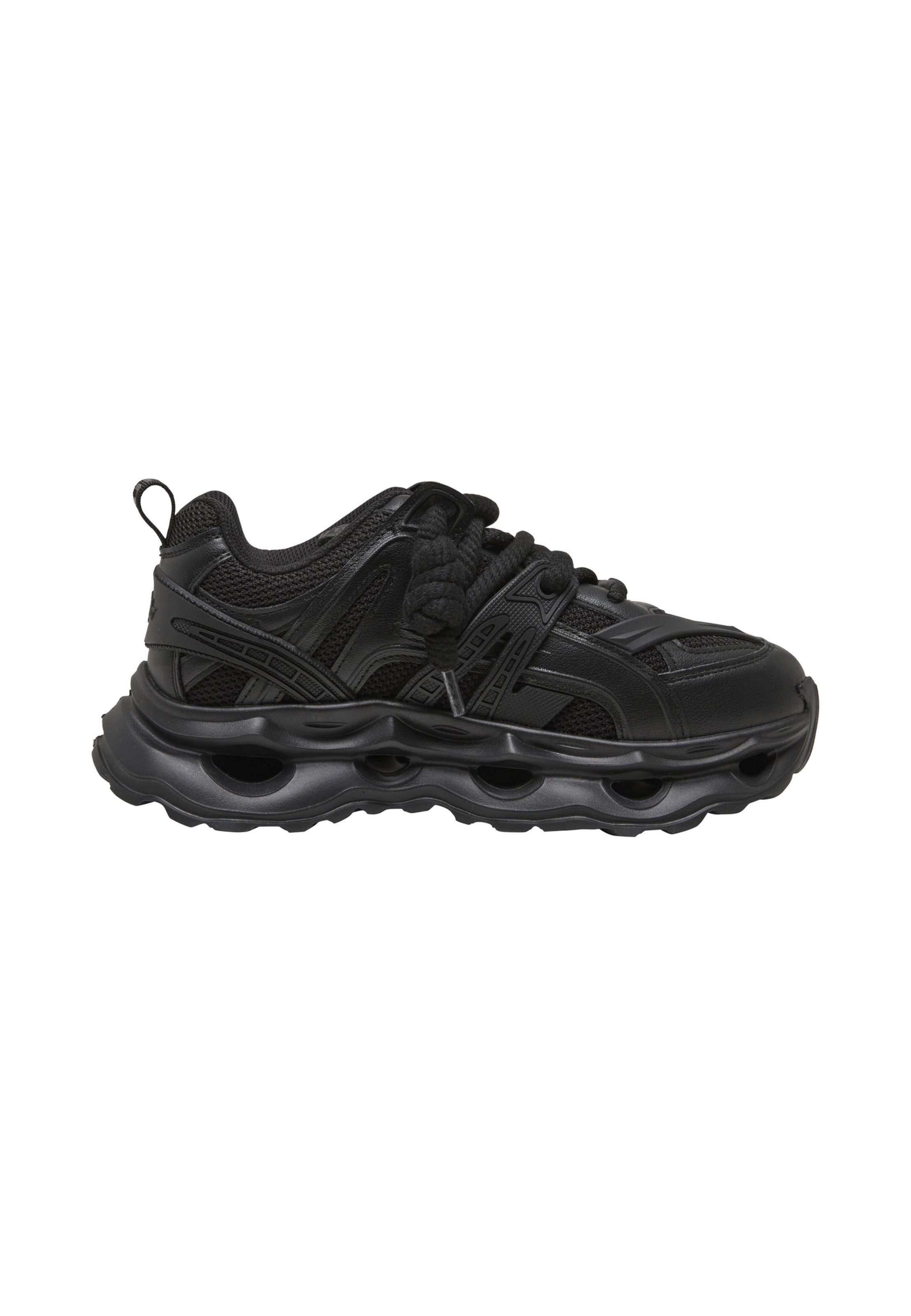 BUFFALO Låg sneaker 'Malaga' i svart