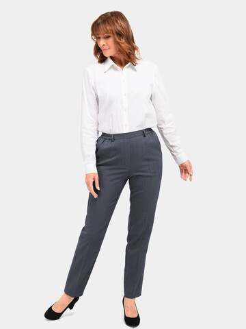 Goldner Regular Pantalon 'Martha' in Grijs