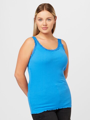 ONLY Carmakoma Top 'XENA' in Blauw: voorkant