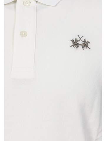 Maglietta 'MBP011' di La Martina in bianco