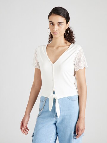 ABOUT YOU - Camisa 'Evelin' em branco: frente