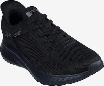 SKECHERS Platform trainers 'BOBS Squad Chaos - Solid Step' in Black: front